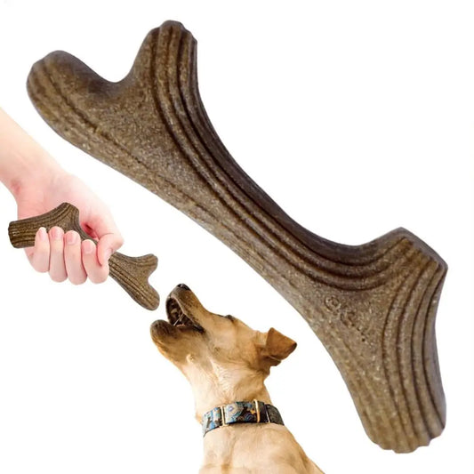 Natural Wooden Deer Antler Dog Chew Toy โ Tough & Long-Lasting