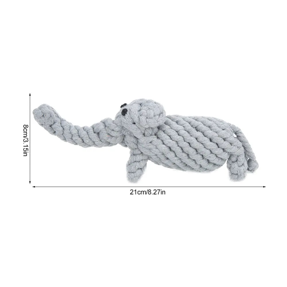Multi-Knot Cotton Rope Dog Toy – Dental Chew & Tug Toy