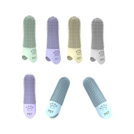Soft Silicone Finger Toothbrush – Pet Dental Cleaning Brush