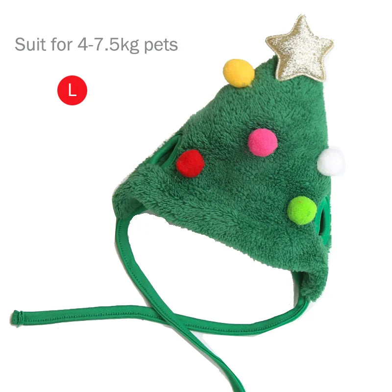 Funny Christmas Pet Hat & Bandana – Santa Cosplay Costume