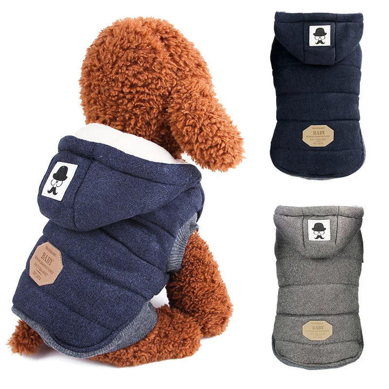 Warm Padded Pet Winter Coat – Cozy Jacket for Dogs & Cats