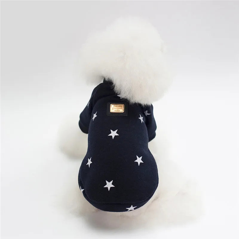 Thick Cotton Pet Winter Jacket – Warm Hoodie Coat for Dogs & Cats