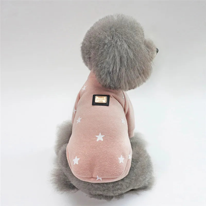 Thick Cotton Pet Winter Jacket – Warm Hoodie Coat for Dogs & Cats