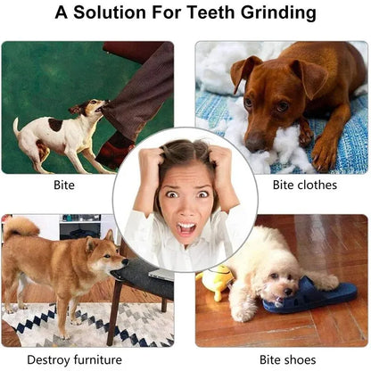 Interactive Treat-Dispensing Dog Ball – Chew & Dental Toy