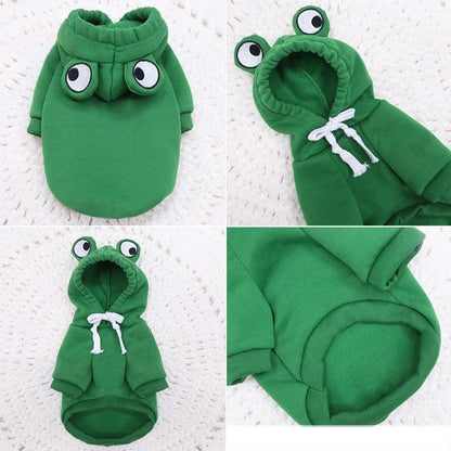 Cute Fruit Fleece Pet Hoodie – Warm Winter Coat for Dogs & Cats