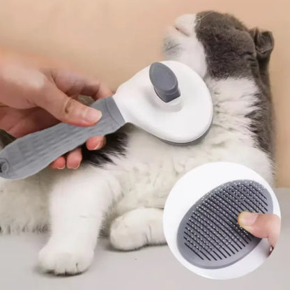 Self-Cleaning Pet Grooming Brush – Hair Removal & Dematting Comb
