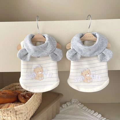 Cartoon Cotton Pet Hoodie – Cute Autumn & Winter Shirt for Dogs & Cats