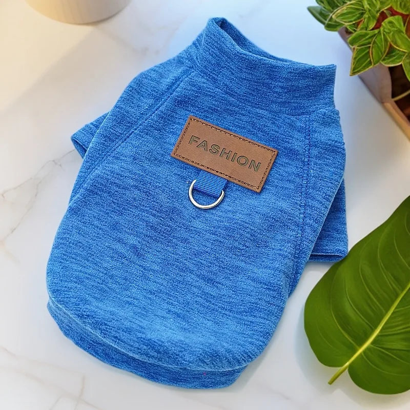 Warm Pet Winter Vest with D-Ring – Cozy Jacket for Dogs & Cats