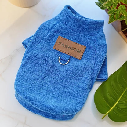 Warm Pet Winter Vest with D-Ring – Cozy Jacket for Dogs & Cats