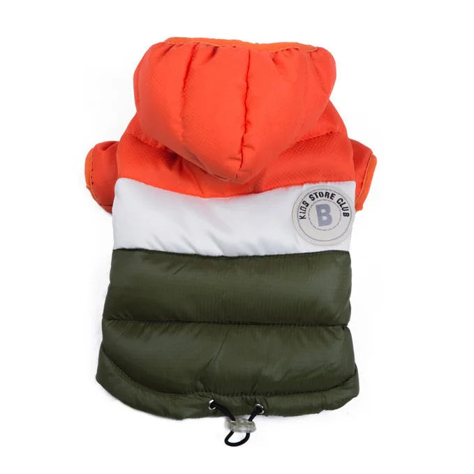 PP Cotton Dog Winter Jacket – Warm Padded Coat for Small & Medium Dogs