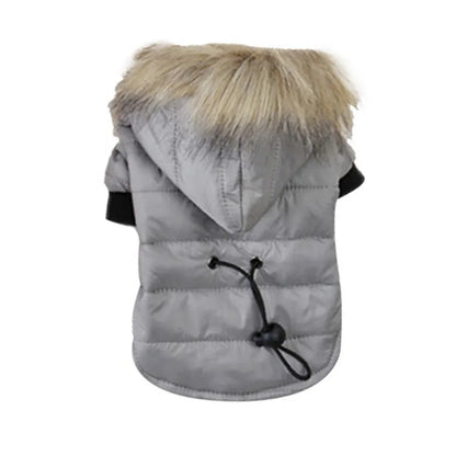 Warm Padded Pet Winter Jacket – Cozy Outdoor Coat for Dogs & Cats