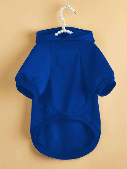 Vintage Letter Graphic Pet Hoodie – Cozy Retro Sweatshirt for Dogs & Cats