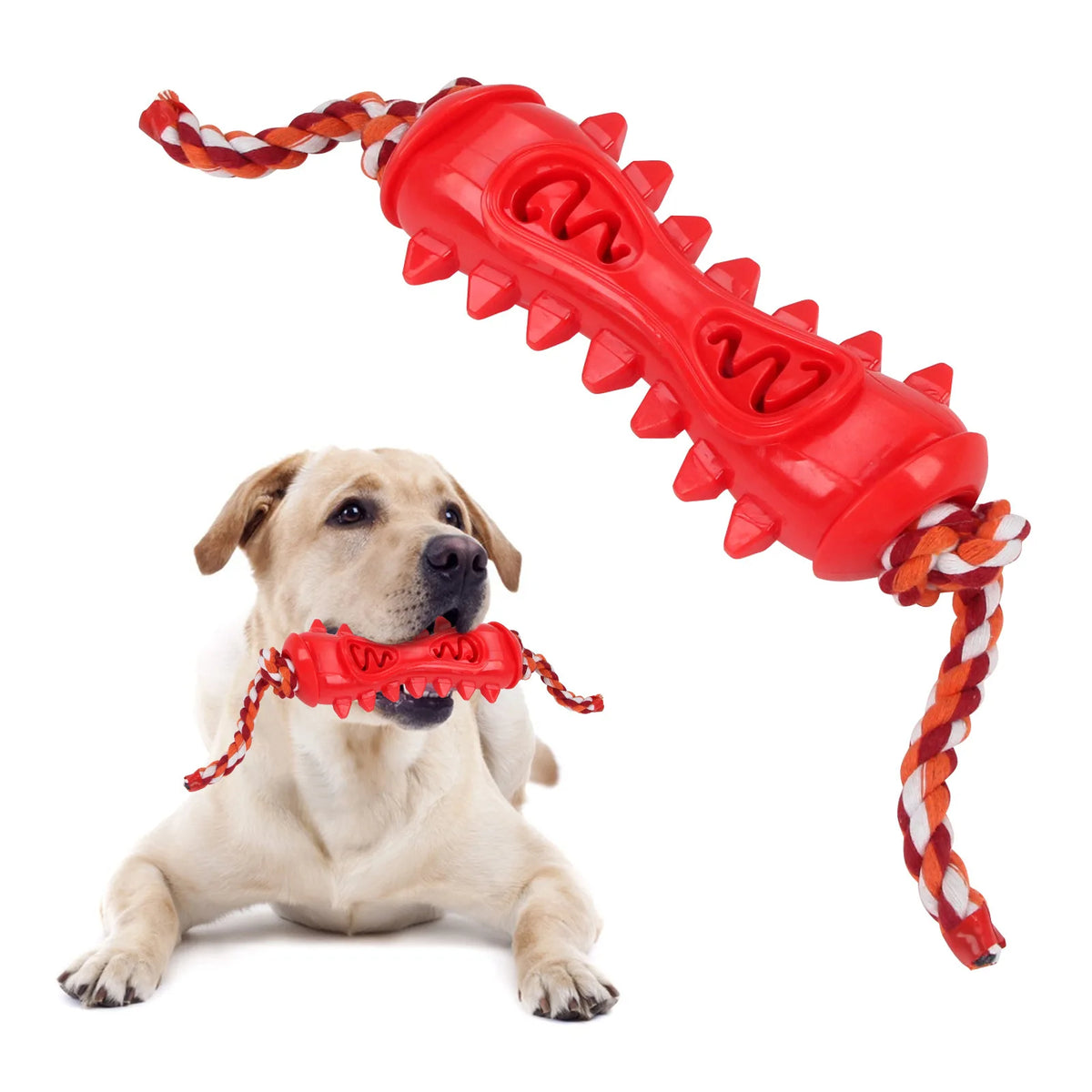 Interactive Treat-Hiding Chew Stick – Dental Dog Toy