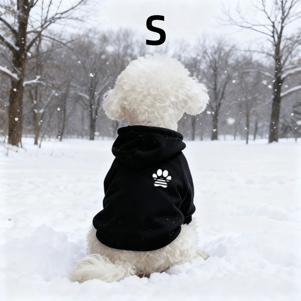Windproof Pet Hoodie – Soft Breathable Sweatshirt for Small Dogs & Cats