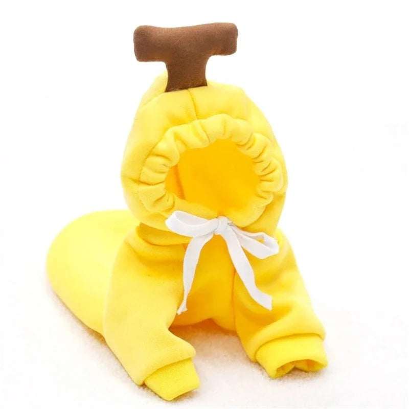 Cute Fruit Fleece Pet Hoodie – Warm Winter Coat for Dogs & Cats