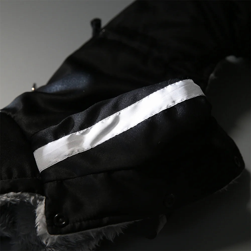 Thickened Waterproof Dog Winter Jumpsuit – Warm Sport Hoodie for Small Dogs