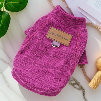 Warm Pet Winter Vest with D-Ring – Cozy Jacket for Dogs & Cats