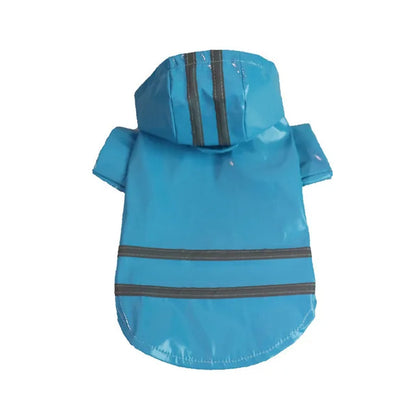 Waterproof Hooded Pet Raincoat – Reflective Outdoor Rain Jacket for Dogs & Cats