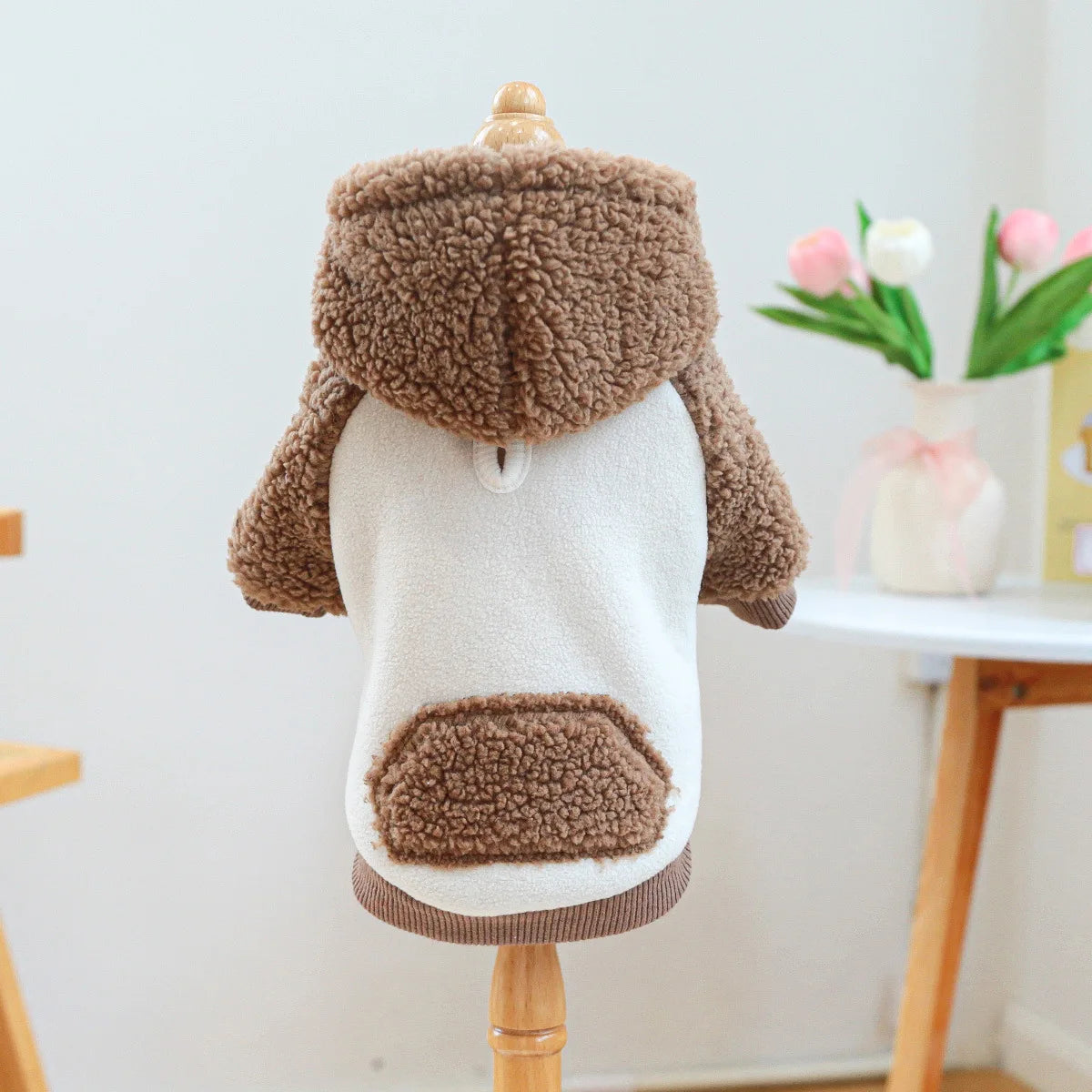 Lamb Wool Pet Sweater – Korean Style Warm Winter Pullover for Dogs & Cats