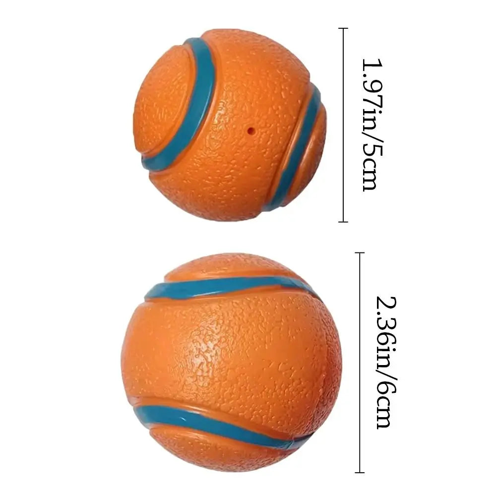Interactive Squeaky Dog Ball – Dental Chew & Play Toy