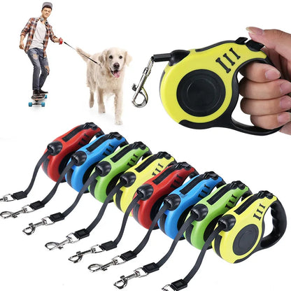 Retractable Dog Leash – Flexible 3M & 5M Walking Lead
