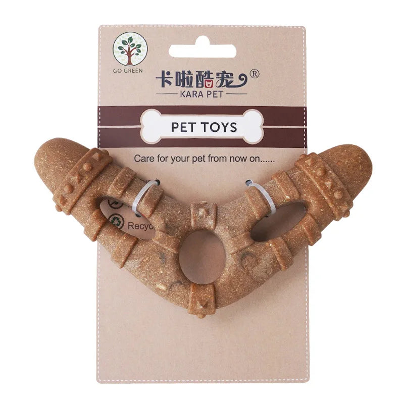 Durable Bone-Shaped Dog Chew Toy – Dental & Boredom Relief