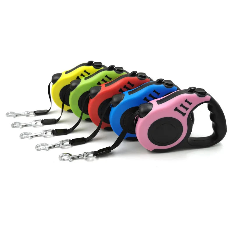 Retractable Dog Leash – Flexible 3M & 5M Walking Lead