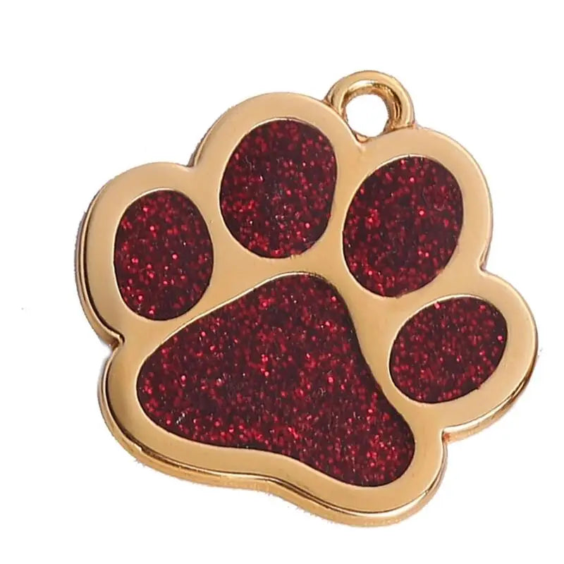 Bling Glitter Pet Collar Charm – Colorful Metal Pendant