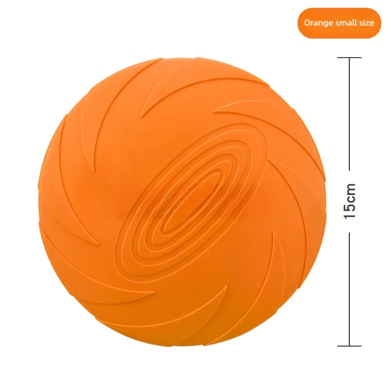 TPR Flying Disc Dog Toy – Bite-Resistant Interactive Fetch & Training Toy