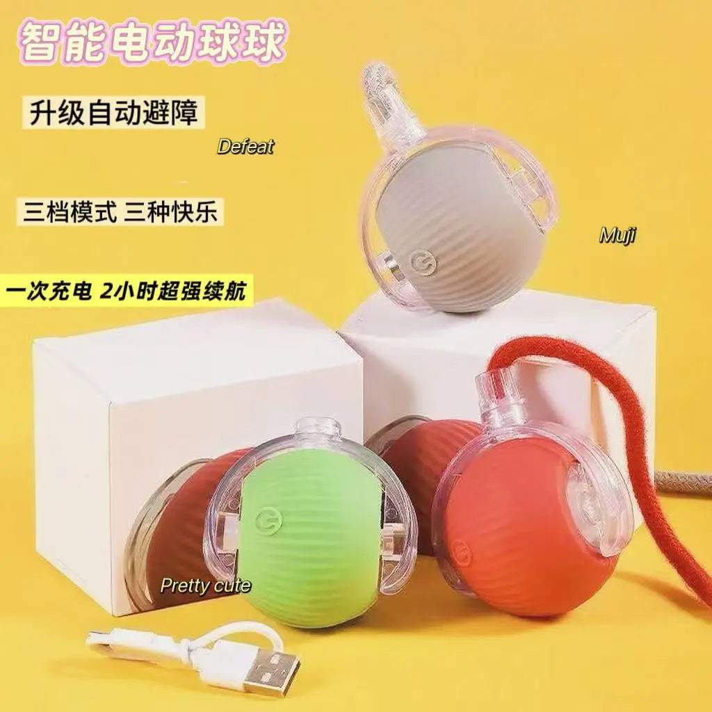 Automatic Interactive Pet Ball – Self-Entertaining Chase Toy