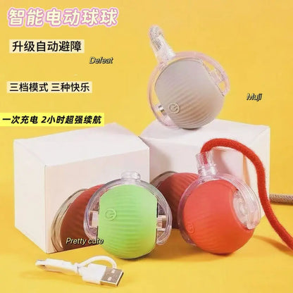 Automatic Interactive Pet Ball – Self-Entertaining Chase Toy