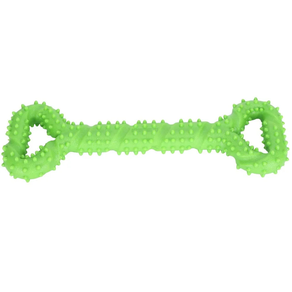 Spiky Double-Ended Dog Chew & Teeth Cleaning Toy