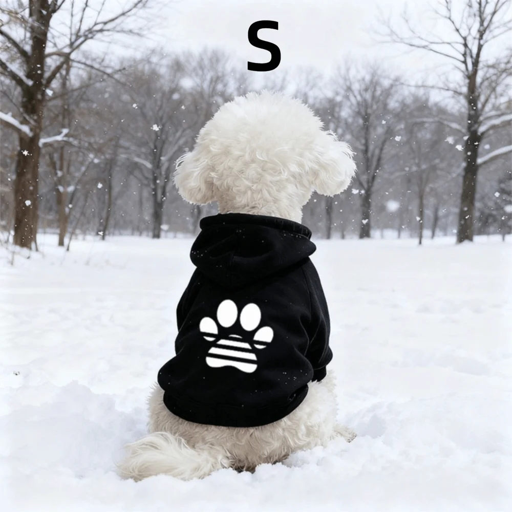Windproof Pet Hoodie – Soft Breathable Sweatshirt for Small Dogs & Cats