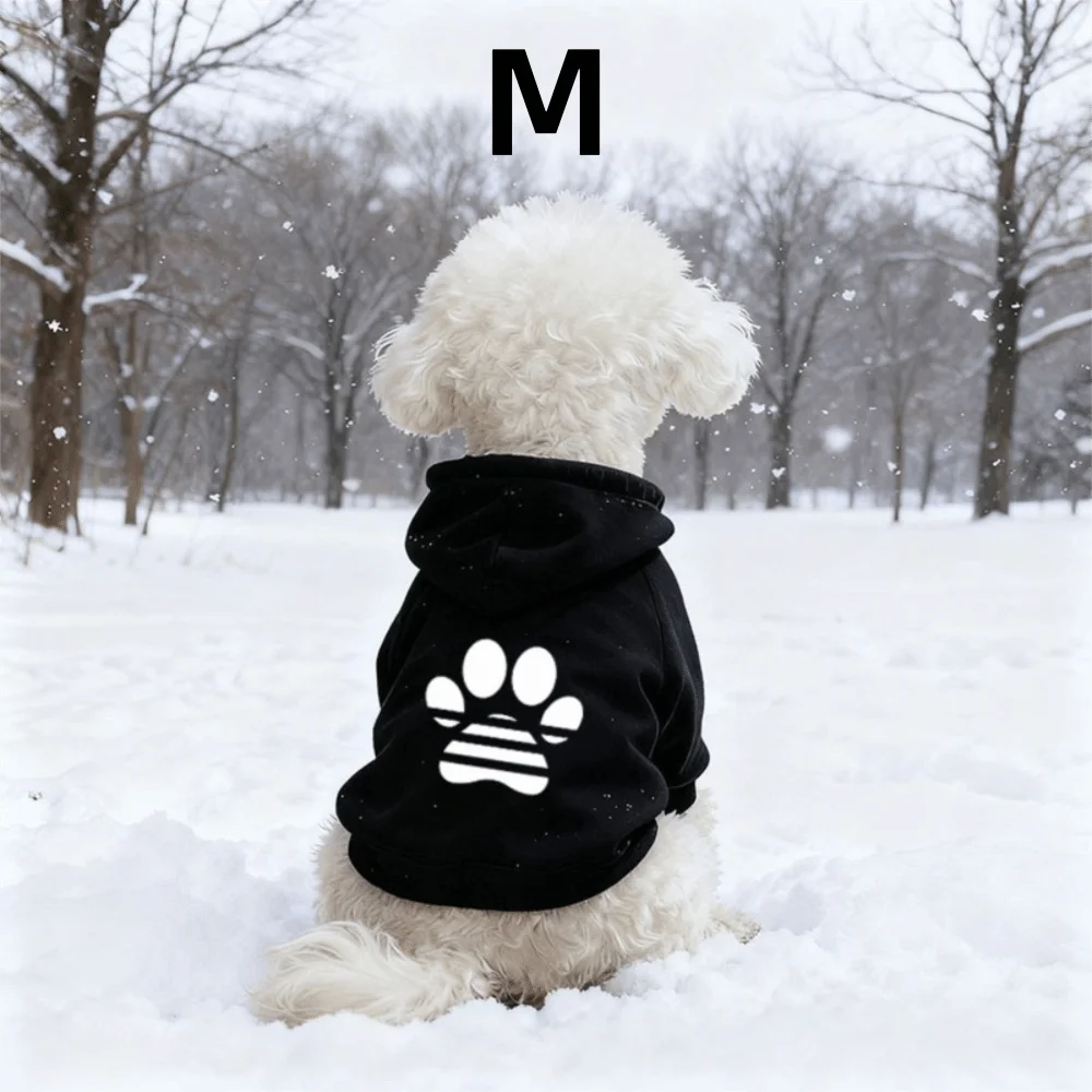 Windproof Pet Hoodie – Soft Breathable Sweatshirt for Small Dogs & Cats