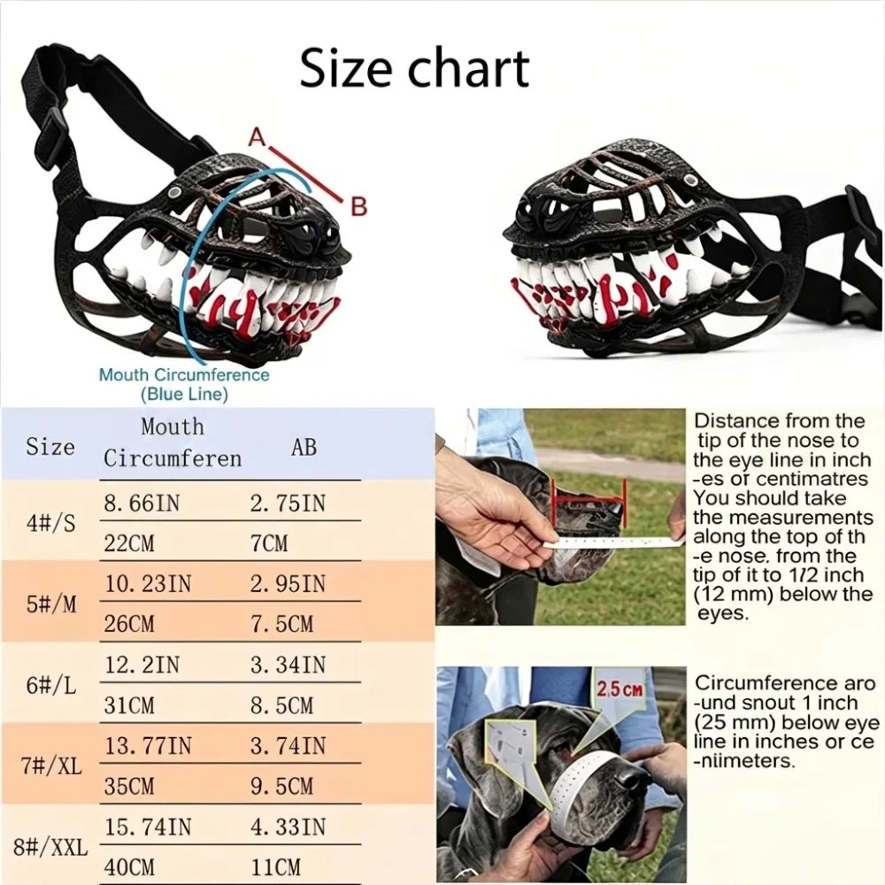 Funny Realistic Dog Fangs Mask – Movable Teeth
