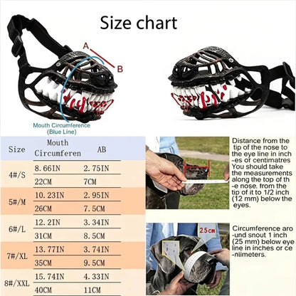 Funny Realistic Dog Fangs Mask – Movable Teeth