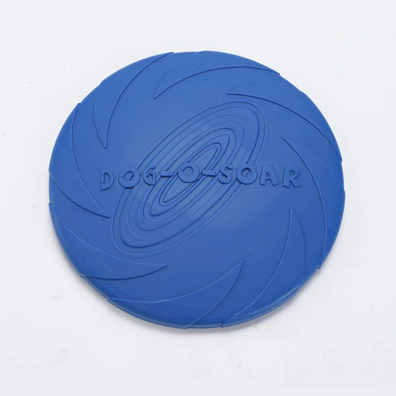 TPR Flying Disc Dog Toy – Bite-Resistant Interactive Fetch & Training Toy