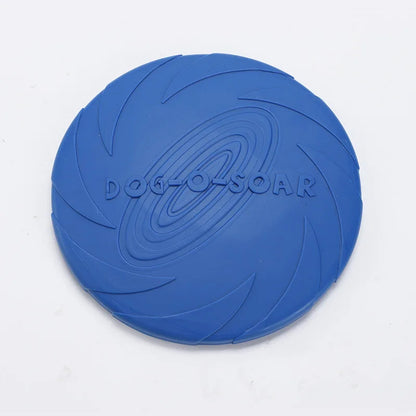 TPR Flying Disc Dog Toy – Bite-Resistant Interactive Fetch & Training Toy