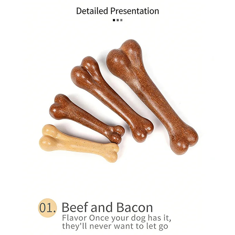 Tough Dog Bone Chew Toy – Dental & Teething Play