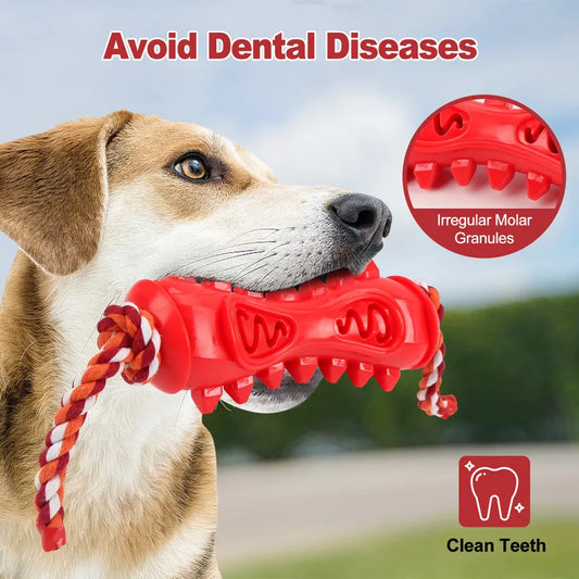 Interactive Treat-Hiding Chew Stick – Dental Dog Toy