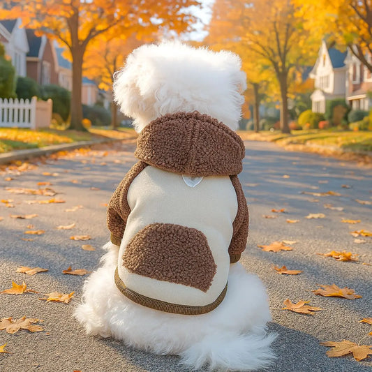 Lamb Wool Pet Sweater – Korean Style Warm Winter Pullover for Dogs & Cats