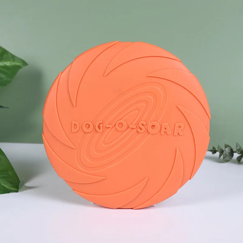 TPR Flying Disc Dog Toy – Bite-Resistant Interactive Fetch & Training Toy