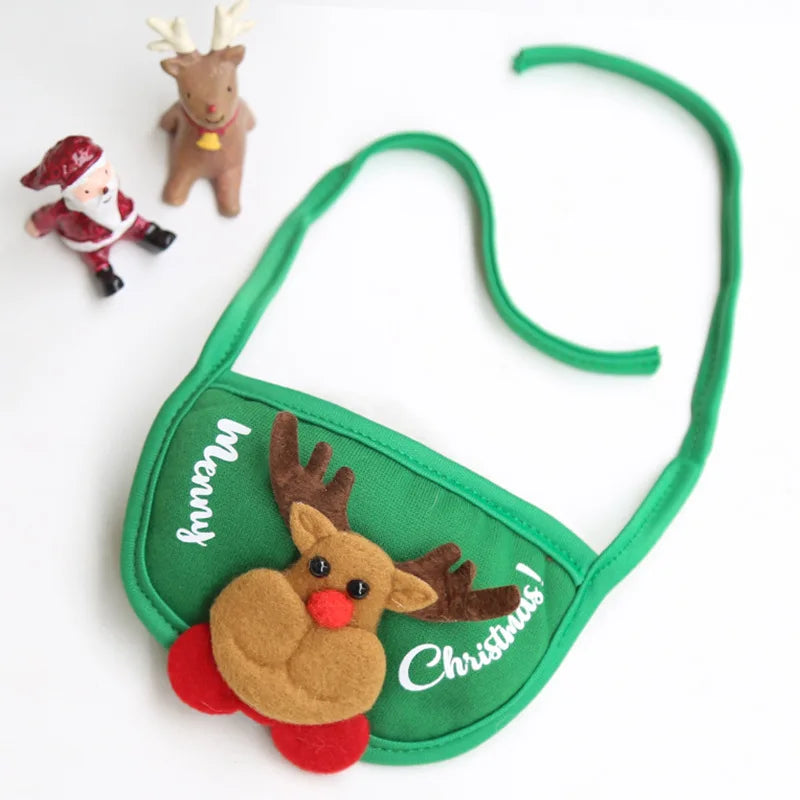 Funny Christmas Pet Hat & Bandana – Santa Cosplay Costume
