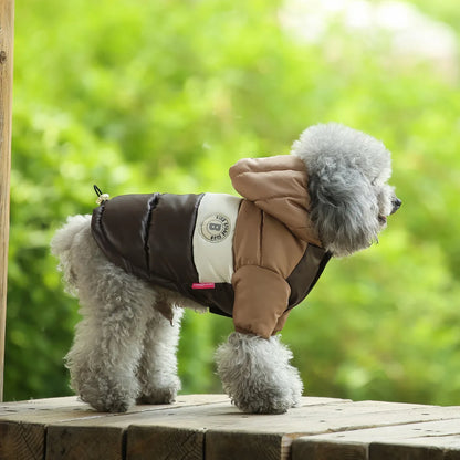 PP Cotton Dog Winter Jacket – Warm Padded Coat for Small & Medium Dogs