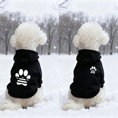 Windproof Pet Hoodie – Soft Breathable Sweatshirt for Small Dogs & Cats