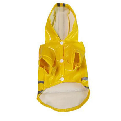 Waterproof Hooded Pet Raincoat – Reflective Outdoor Rain Jacket for Dogs & Cats