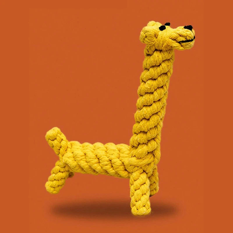 Rope Knot Ball Dog Toy – Durable Chew & Dental Play Toy