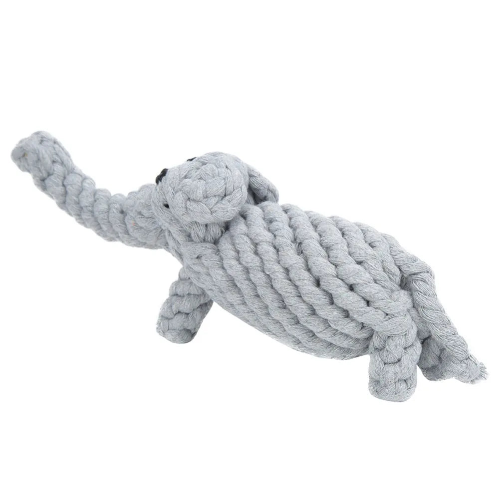 Multi-Knot Cotton Rope Dog Toy – Dental Chew & Tug Toy