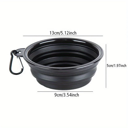 Portable Collapsible Dog Bowl – Travel Food & Water Bowl