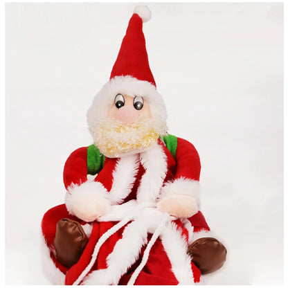 Funny Riding Santa Dog Costume – Christmas Holiday Outfit